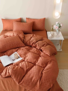 Set lenjerie pat dublu Jacquard, 6 piese - Img 4