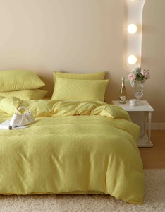 Set lenjerie pat dublu Jacquard, 6 piese - Img 4