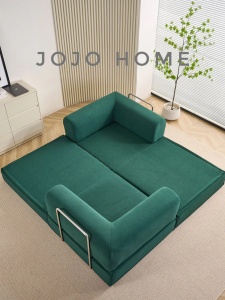 Canapea Modulară Velluto 4 în 1, 200 x 100 x 72 cm - Verde Smarald - Img 3