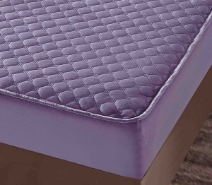 Husa tip topper din catifea 160x200cm + 2 fete de perna - Img 3