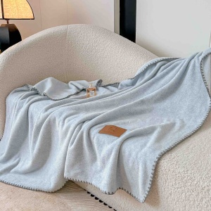 Pătură Multifuncțională cu Capse 100x140 cm, Pătură și Șal 2 în 1, Textură Cașmir Artificial - Img 3