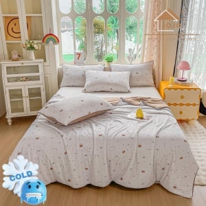 Pilotă de Vară Răcoroasă Premium cu Tehnologie Cooling Touch – 200x230 cm + 2 Fețe de Pernă 50x70 cm