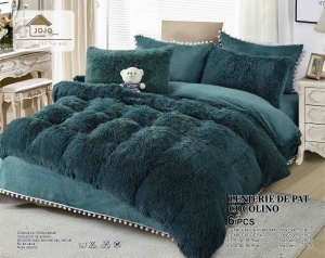 Set lenjerie de pat cocolino fluffy, 6 piese