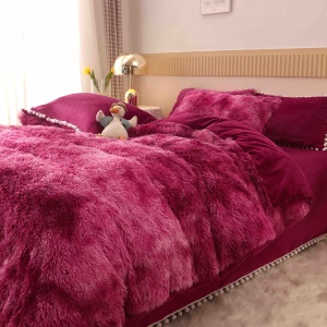 Set lenjerie de pat cocolino fluffy, 6 piese - Img 3