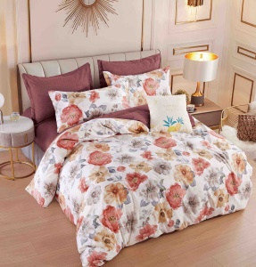 Set lenjerie de pat dublu, 6 piese