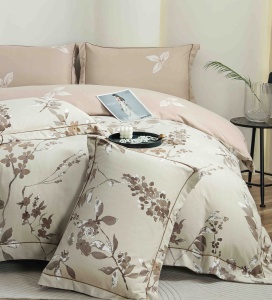 Set lenjerie de pat premium, în cutie cadou, 6 piese, cu elastic - Img 2