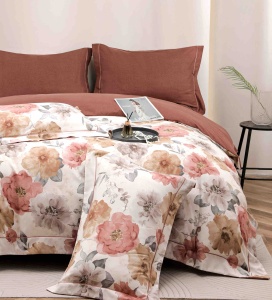 Set lenjerie de pat premium, în cutie cadou, 6 piese, cu elastic - Img 2