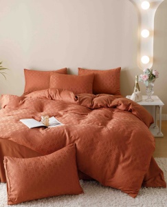 Set lenjerie pat dublu Jacquard, 6 piese