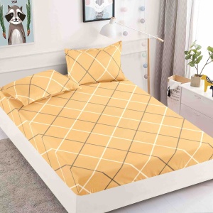 Husa de pat cu elastic 180x200cm + 2 fete de perna
