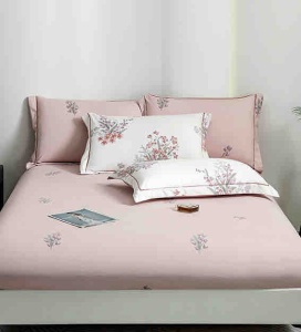 Set lenjerie de pat premium, în cutie cadou, 6 piese, cu elastic - Img 7