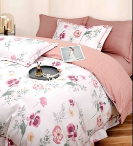 Set lenjerie de pat premium, în cutie cadou, 6 piese, cu elastic - Img 6
