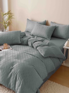 Set lenjerie pat dublu Jacquard, 6 piese - Img 3