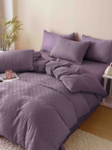 Set lenjerie pat dublu Jacquard, 6 piese - Img 5