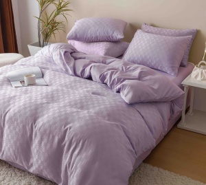 Set lenjerie pat dublu Jacquard, 6 piese - Img 2