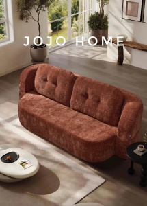 Canapea Premium Noelle 200 X 100 X 70cm - Caramiziu - Img 2