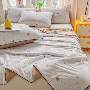 Pilotă de Vară Răcoroasă Premium cu Tehnologie Cooling Touch – 200x230 cm + 2 Fețe de Pernă 50x70 cm - Img 5