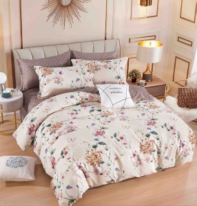 Set lenjerie de pat dublu, 6 piese