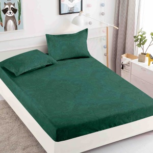 Husa de pat cu elastic 90x200cm + 2 fete de perna, pat single