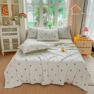 Pilotă de Vară Răcoroasă Premium cu Tehnologie Cooling Touch – 200x230 cm + 2 Fețe de Pernă 50x70 cm - Img 6