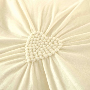 Set lenjerie de pat catifea deluxe, cu broderie, 4 piese - Img 2