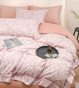 Set lenjerie de pat premium, în cutie cadou, 6 piese, cu elastic - Img 4