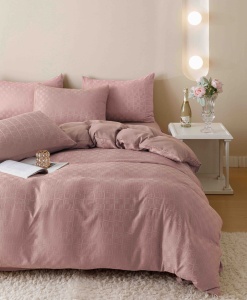 Set lenjerie pat dublu Jacquard, 6 piese - Img 6