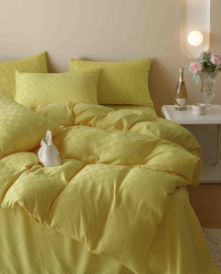 Set lenjerie pat dublu Jacquard, 6 piese - Img 2