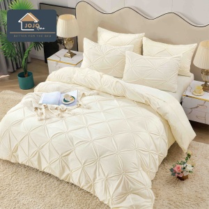 Set lenjerie de pat catifea deluxe, 4 piese, cu elastic