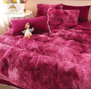 Set lenjerie de pat cocolino fluffy, 6 piese