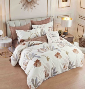 Set lenjerie de pat dublu, 6 piese