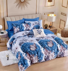 Set lenjerie de pat dublu, 6 piese