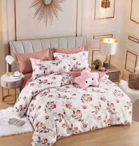 Set lenjerie de pat dublu, 6 piese