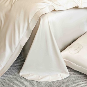 Lenjerii de pat bumbac 100% satin premium cu broderie deluxe, 4 piese - Img 5