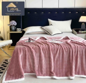 Patura cocolino cu bordura alba 200x230, textura soft