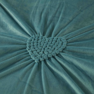 Set lenjerie de pat catifea deluxe, cu broderie, 4 piese - Img 2