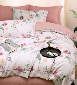 Set lenjerie de pat premium, în cutie cadou, 6 piese, cu elastic - Img 4