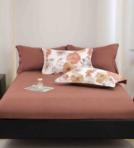 Set lenjerie de pat premium, în cutie cadou, 6 piese, cu elastic - Img 7