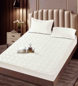 Husa tip topper din catifea 180x200cm + 2 fete de perna