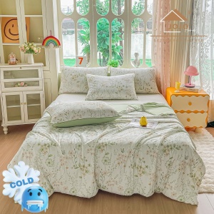 Pilotă de Vară Răcoroasă Premium cu Tehnologie Cooling Touch – 200x230 cm + 2 Fețe de Pernă 50x70 cm