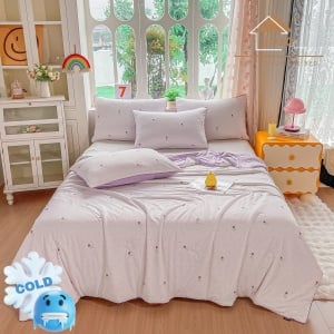 Pilotă de Vară Răcoroasă Premium cu Tehnologie Cooling Touch – 200x230 cm + 2 Fețe de Pernă 50x70 cm
