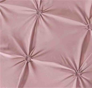 Set lenjerie de pat premium, cu pliuri brodate, 6 piese - Img 2
