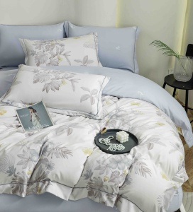 Set lenjerie de pat premium, în cutie cadou, 6 piese, cu elastic - Img 4