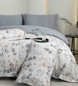 Set lenjerie de pat premium, în cutie cadou, 6 piese, cu elastic - Img 2