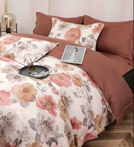 Set lenjerie de pat premium, în cutie cadou, 6 piese, cu elastic - Img 4