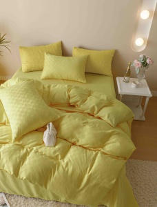 Set lenjerie pat dublu Jacquard, 6 piese - Img 3