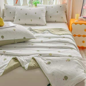 Pilotă de Vară Răcoroasă Premium cu Tehnologie Cooling Touch – 200x230 cm + 2 Fețe de Pernă 50x70 cm - Img 4