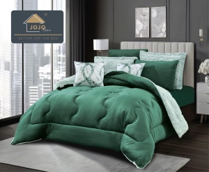 Set lenjerie de pat cocolino extra pufoasa cu pilota inclusa, cu 2 fete, blanita artificiala de iepure, 6 piese. cu elastic