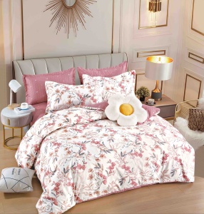 Set lenjerie de pat dublu, 6 piese