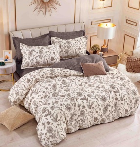 Set lenjerie de pat dublu, 6 piese