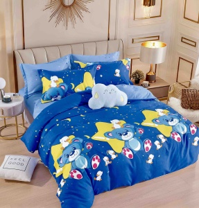 Set lenjerie de pat dublu, 6 piese